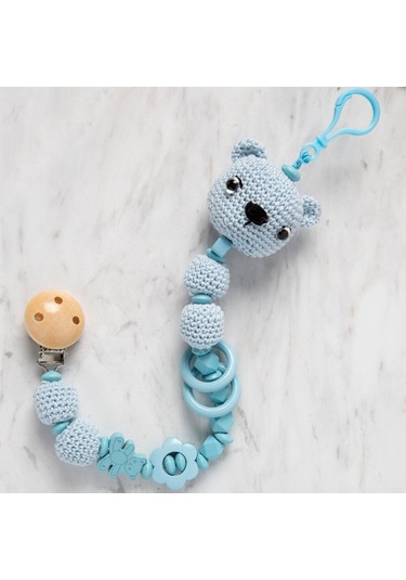 Loren 10 Adet Pembe Yassı Ahşap Boncuk