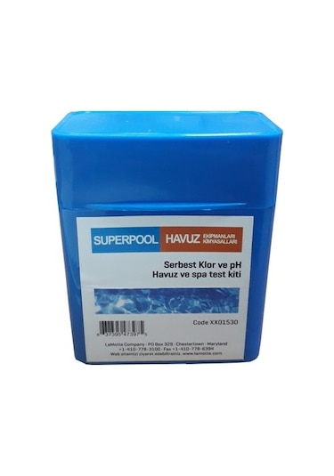 Superpool Haplı Ph-cl Test Kiti-ph And Cl Test Kit-tablet-toptancıyızbiz