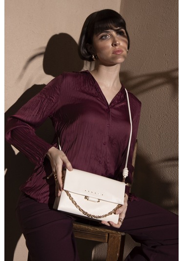 Sisley Kadın Çapraz Çantası Sly 182 Std / Bej Bej