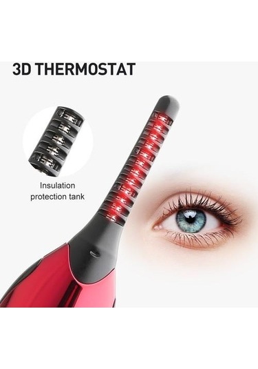 Elektrikli Kirpik Bigudi Usb Şarj Edilebilir Elektrikli Isıtmalı Kirpik Uzun Ömürlü Elektrikli Ütü Kirpik Bigudi Ev Kullanımı Güzellik Cihazları Wx5kmn Çok Renkli