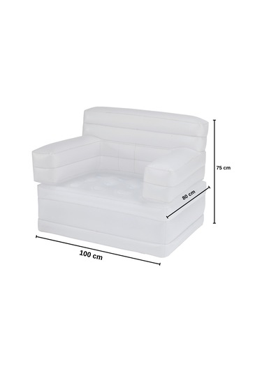 Outwell Colville Lake Inflatable Chair Premium Şişme Koltuk Gri