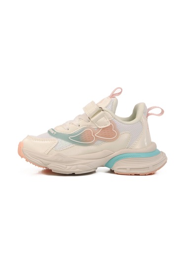 Beyaz Cırtlı Hafif Hava Alabilen Kız Çocuk Spor Ayakkabı 1976 P Beyaz