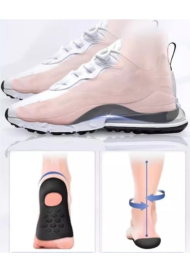 Esnek Düz Taban Düzeltici Topuk Yastığı