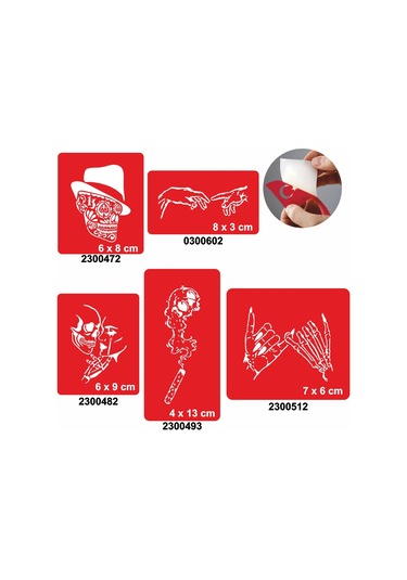 Kafatası Modelleri Dövme Şablonu Kına Deseni