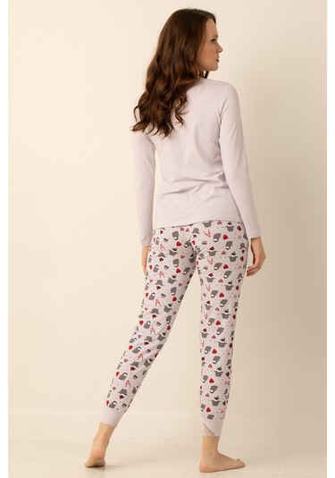 Doremi Pamuklu Bayan Pijama Takımı 001