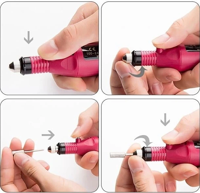 Sunup Sn-27091 Hız Ayarlı Tırnak Freze Törpü Manikür Pedikür Seti 6 Başlıklı Elektrikli Ac220v Çok Renkli