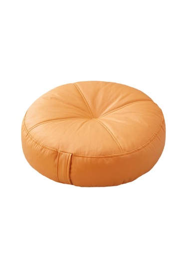 Suntek Yuvarlak Zemin Yastık Atma Oturma Yastığı Turuncu Turuncu