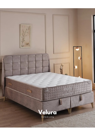 Cozy Çift Kişilik Yatak Baza Başlık Seti 160 X 200 160 x 200 CM