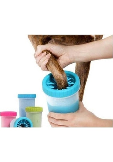 Pembe Karınca Soft Gentle Köpek Pati Yıkama Temizleme Aparatı Küçük Boy 11 x 9 CM