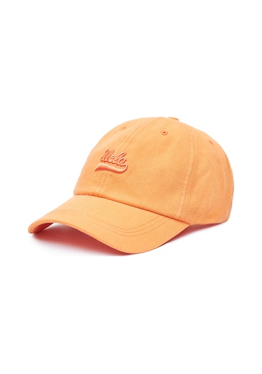 Ucla Fortuno Turuncu Baseball Cap Nakışlı - Unisex Şapka Turuncu