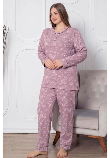 Alimer Kadın Gülkurusu Bisiklet Yaka Büyük Beden Pijama Tkm 2786b Gülkurusu Alimer Kadın Gülkurusu Bisiklet Yaka Büyük Beden Pijama Tkm 2786b Gülkurusu