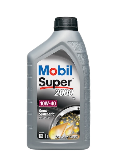 Mobil Super 2000 X1 10W-40 Yarı Sentetik Motor Yağı 1 L