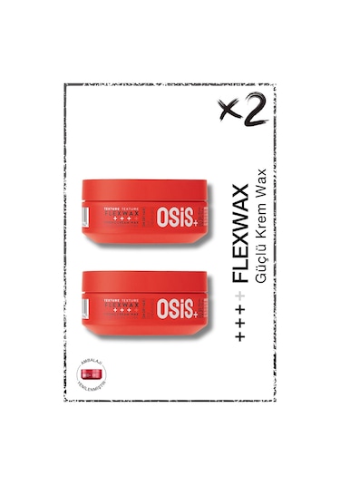 Schwarzkopf Osis Flexwax Ultra Güçlü Krem Flex Wax 2 x 85 ML