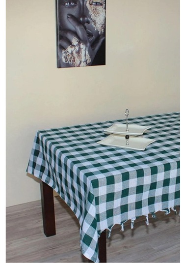Çok Amaçlı Piknik Masa Örtüsü Sofra Bezi Yeşil 150x150