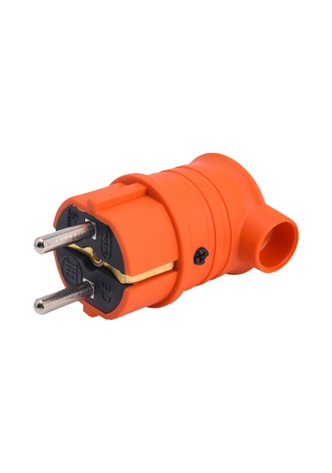 KEF-LO  MONOFAZE KAUÇUK EĞİK FİŞ 1X16A TURUNCU