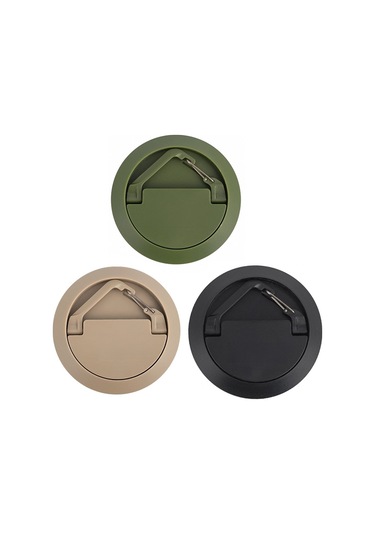 Monyee Kampanya Dış Mekan Manyetik Kanca - Çadır Feneri Sabitleyici, Araç Asma Kancası, Delme Gerektirmeyen, Siyah Siyah