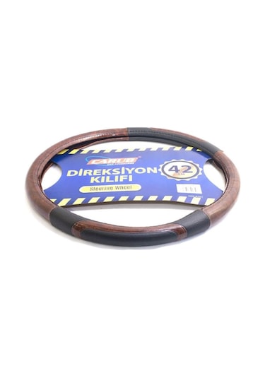 Direksiyon Kılıfı 42 Cm Siyah Maun
