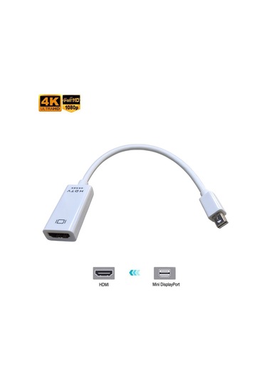 Mini Display Port To Hdmi Dişi 4kx2k 1080p Kablo