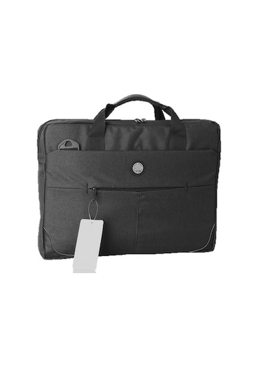 Bilgisayar Çantası Laptop Çantası Uzun Askılı Hafif 17" 17Inç Çan Siyah