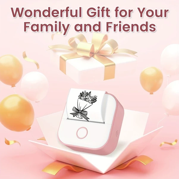 Gateesat Phomemo T02 Yeşil Mini Fotokopi Kablosuz Yazıcı Ev Ofis Okul