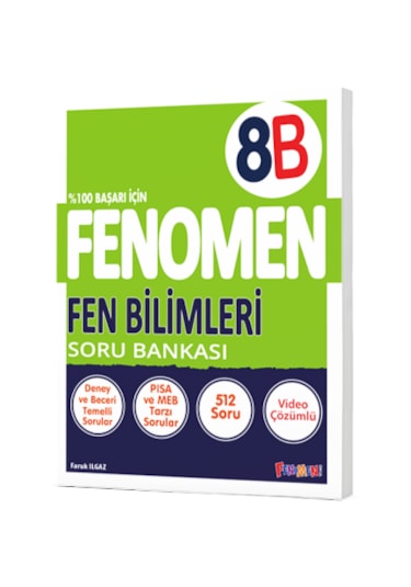 Fenomen 8. Sınıf Lgs Fen Bilimleri B Soru Bankası