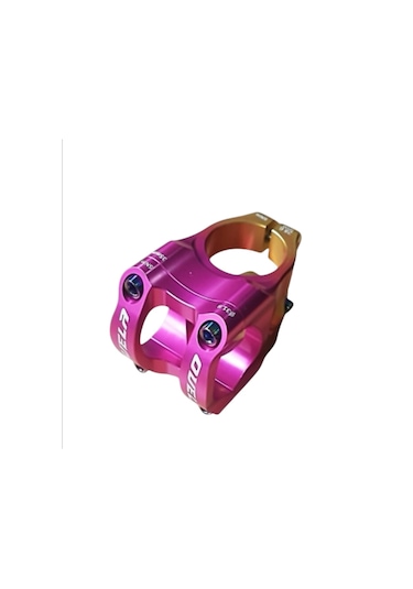 Ovela Bisiklet Gidon Boğazı 31.8mm Pembe-sarı Siyah  - Kırmızı