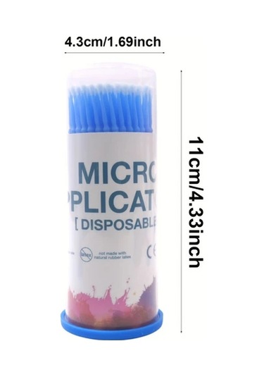 Willowhaven 1 Şişe 1.5mm 100 Adet Tek Kullanımlık Mikro Fırça Yemek Artığı Temizleyici Diş Arası Bakım