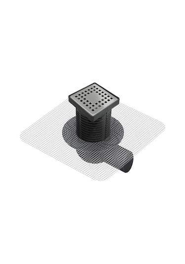 Plastik Çerçeveli 10x10 Cm Süzgeç Q 50 Yan Çıkış