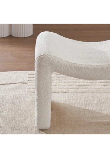 Tokyo Çok Amaçlı Retro Puf Beyaz