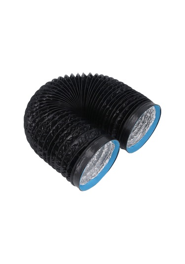 Folinda 7 İnç Esnek Havalandırma Borusu - 2 Metre Uzunlukta Kalın Pvc Alüminyum Folyo - Spiral Tel Geliştirilmiş - Hvac, Mutfak, Banyo İçin Hava Akışı Ve Gürültü Azaltıcı Diğer