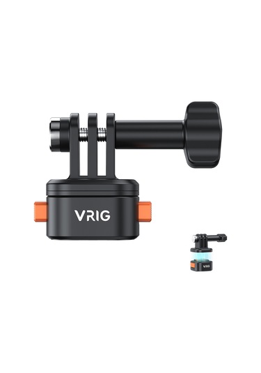 Skycity Vrıg Ac14 Claw Mini Manyetik Hızlı Çıkartma 1/4 Taban + Gopro Üst Kapak - Manyetik Kilitleme Teknolojisi, 500g Yük Kapasitesi, Tripod Uyumlu
