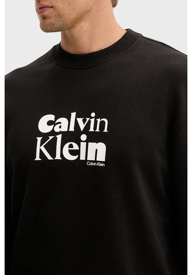 Calvin Klein Erkek Sweat Lv04ld242g Ub1 Siyah Siyah
