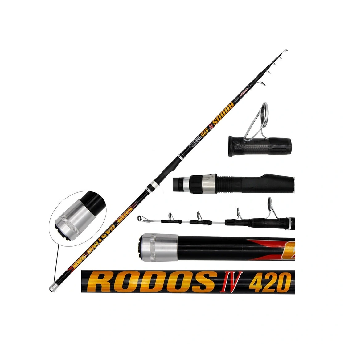 Portfish Rodos Iv 420 Cm 100-300 Gr Carbon Surf Olta Kamışı 1