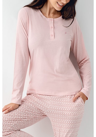 Pierre Cardin Kadın Pembe Pijama Takımı Pc9080-s-v1 Pembe