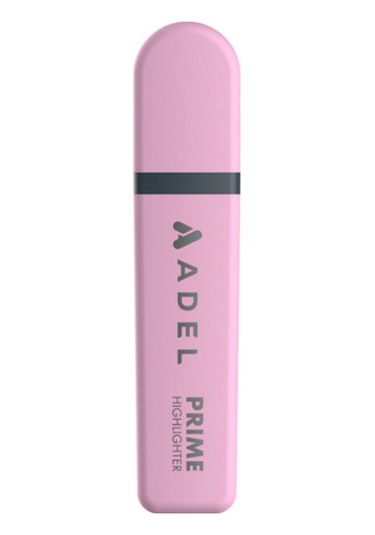 Fosforlu Kalem Prime 2201 000116 Tekli Pastel Pembe Tekli Metalik