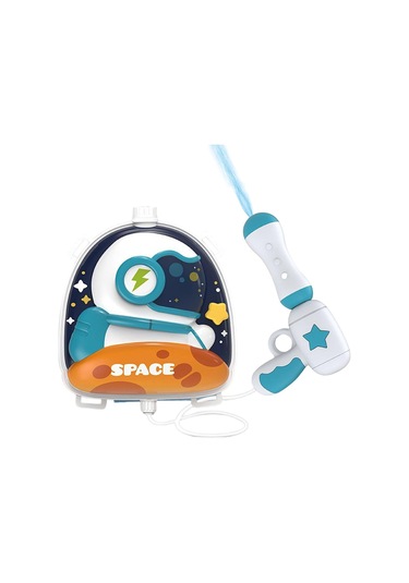 Sırt Çantalı Sırta Takılabilen Pompalı Su Tabancası 2000ml Kapasite - Mavi