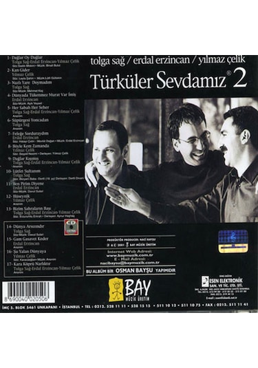 Türküler Sevdamız - 2 / Tolga Sağ, Erdal Erzincan, Yılmaz Çelik