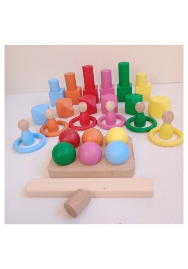 Montessori Eşleştirme Seti 6 Takım