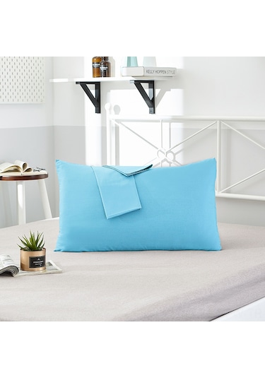 Maiyame Ev, Otel İçin 40 Nehir Mavi Tek Kişilik Yastık Kılıfı 2'li Paket - 48x74 Cm, Dayanıklı, Konforlu, Pratik Kullanım Diğer