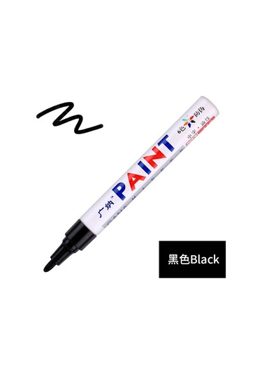 Aubyhe Siyah Gn-110 Ofis Marker Kalemi - Boyama, Tamirat, Taş, Siyah Kart, İmza, Lastik Uygulamaları İçin Dayanıklı Ve Kullanıma Kolay Diğer