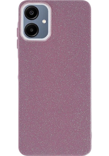 For Samsung Galaxy Uyumlu A06 Case Imd Glitter Tpu Phone Cover Large Camera Cutout - Purple Mor
