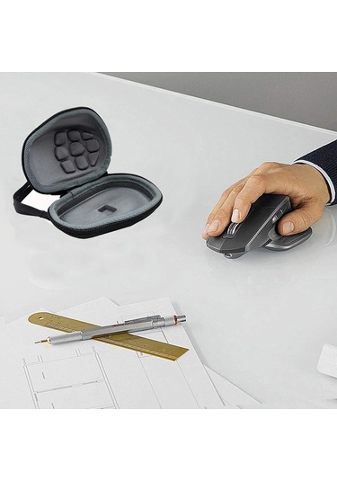 Maiyame Logitech Mx Master/mx Master 2s İçin Eva Sabit Kılıf - Taşınabilir Mouse Koruyucu Çantası, Hafif Ve Kompakt, Seyahat İçin Uygun Siyah