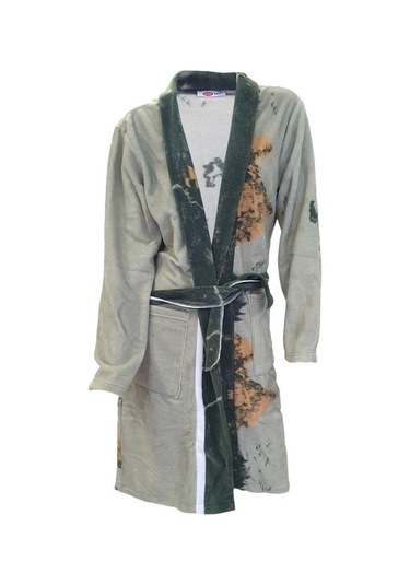 Ciciten 23c06 Desenli Cepli Kışlık Uzun Polar Bayan Sabahlık 001