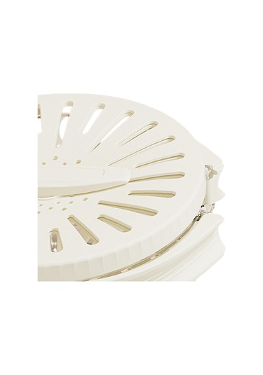 Suntek Drenaj Sepeti Pratik Kevgir Saklama Kabı Üzüm Sebze Beyaz