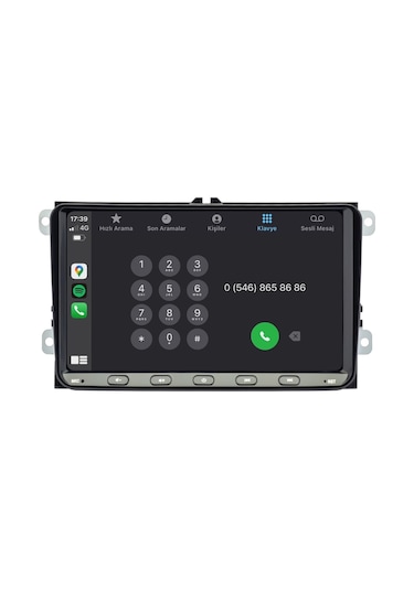 Volkswagen Caddy Android Multimedya Sistemi 2004-2019 Crv-4580x