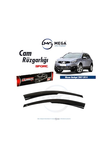 Nissan Qashqai 2007-2014 Cam Rüzgarlık Mugen Tip Sunplex