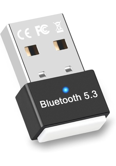 Bluetooth 5.3 Usb Adaptör, Bluetooth Dongle, Ultra Kompakt, Yüksek Hızlı, Windows Ve Mac Uyumlu