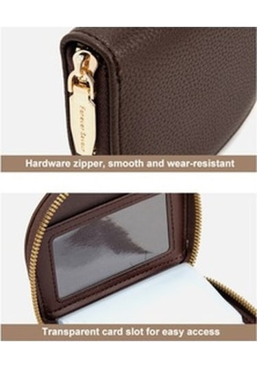 Trendooze Linjinxu Gri Nakış Yarı Daire Kapasiteli Kart Yuvası Kimlik Çoklu Tutucu Diğer