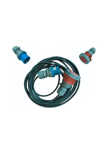 Tna Elektrikli Araç İçin Uzatma Kablosu 32a Cee Priz-32a Mavi Fiş