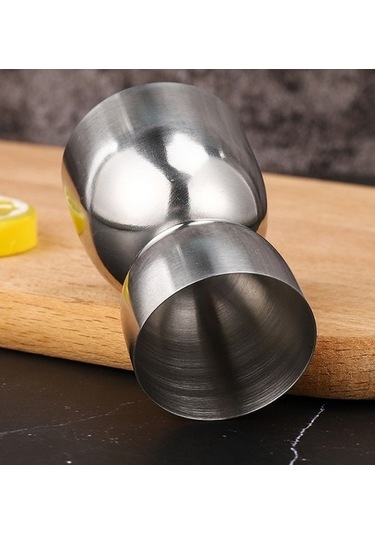 Wondernest Paslanmaz Ons Ölçü Lichen Kapları, Çelik Barmenlik Seti, Zq